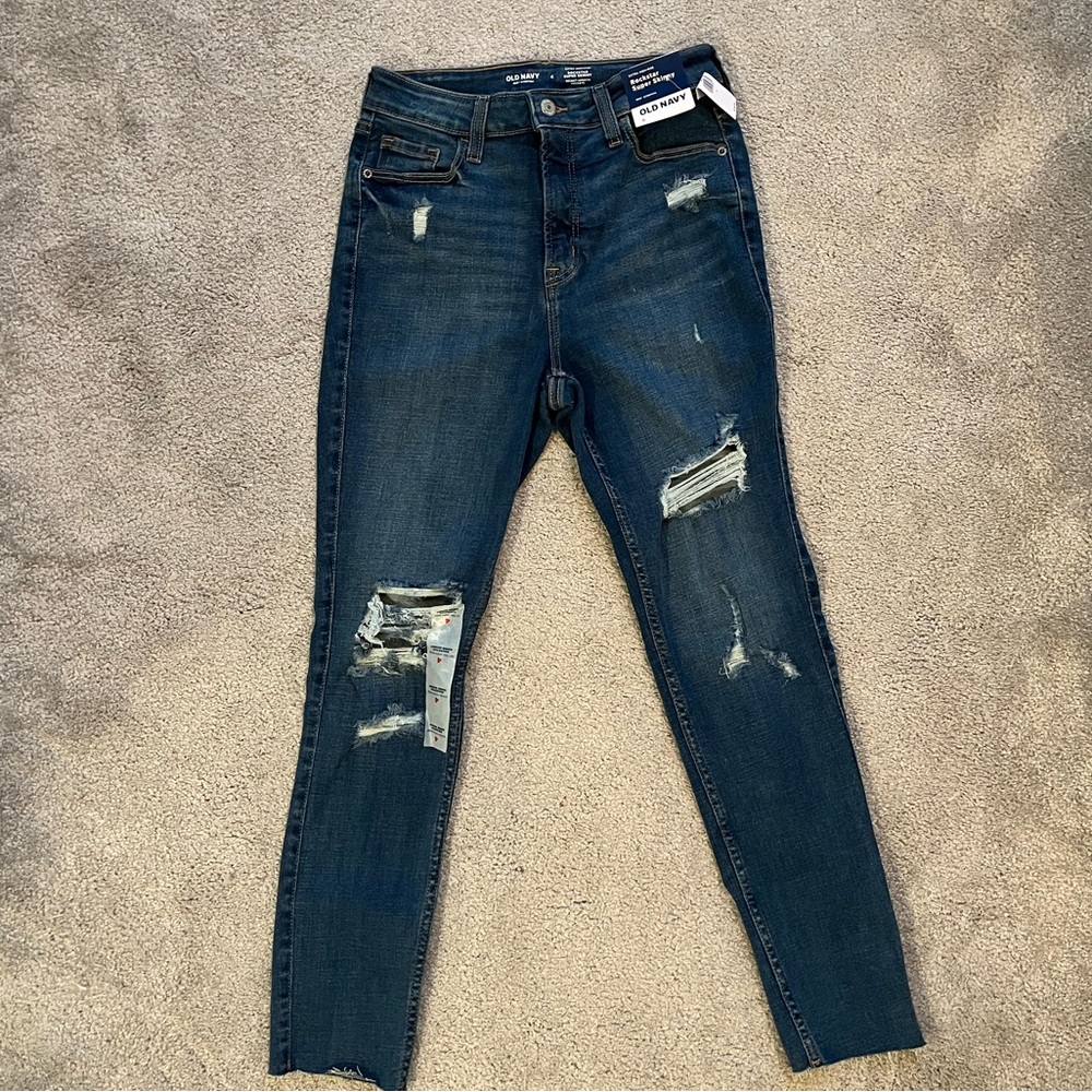 Rockstar Super Skinny Extra High Rise Jeans